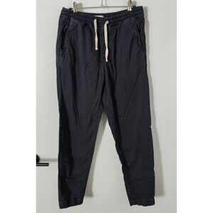 Marine Layer Jogger Pants Mens Medium Black Saturday Slim Fit Huckberry Casual